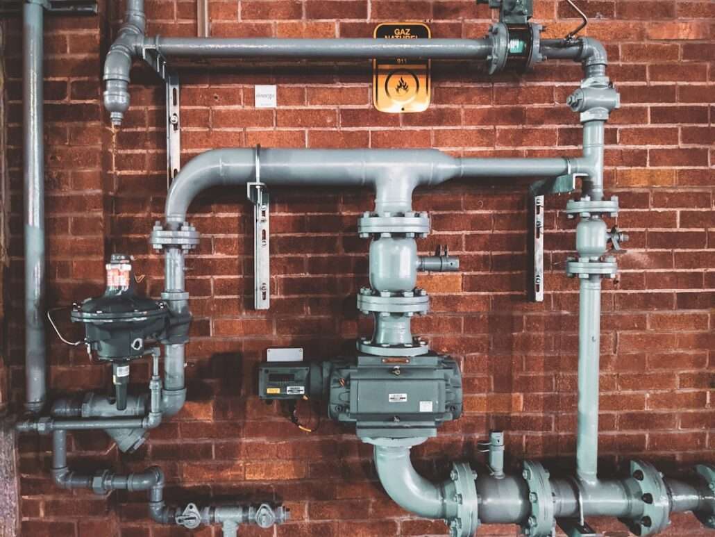 Boiler circulation pump and heating system pipework